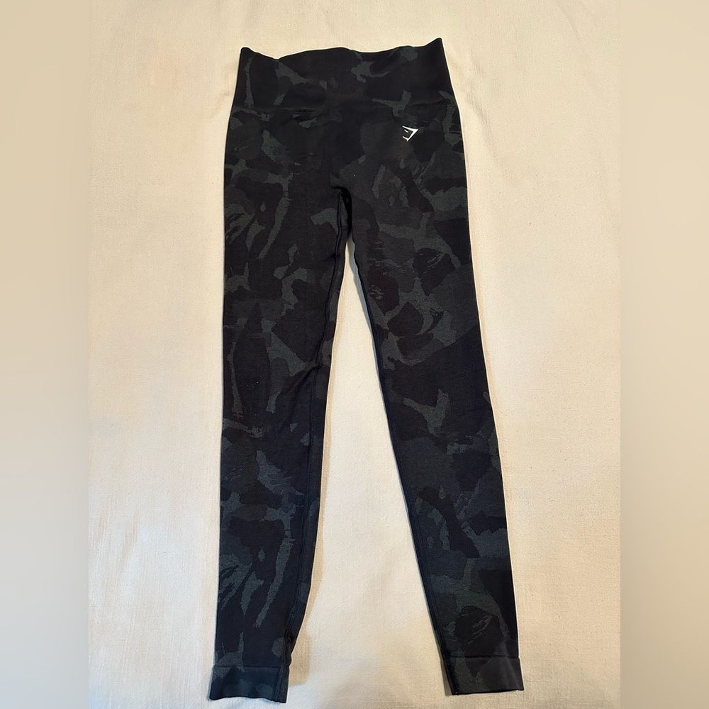 Gymshark Black Camo Adapt Seamless Legging